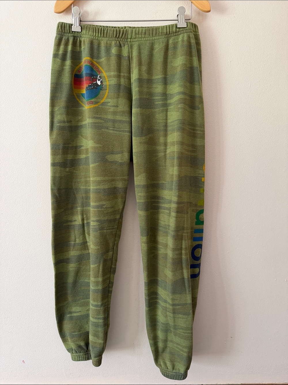 Aviator Nation Venice Sweatpants in Camo Size L